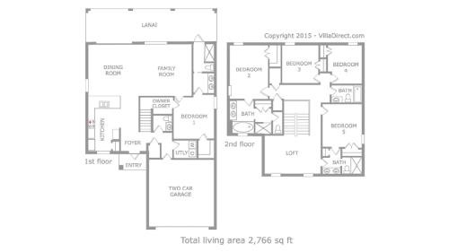 Davenport House | Moonlight Ridge - 5 bed ChampionsGate Resort pool home