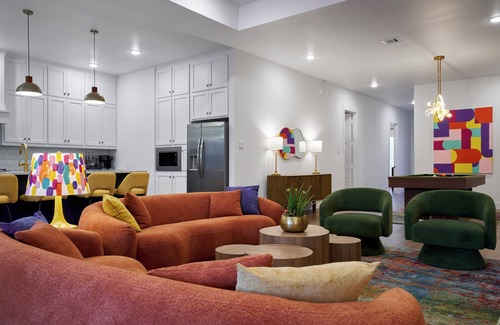 Arlington House | Mothership Arlington: Walk to Stadiums Pool Heated Spa Mini Golf Games & More
