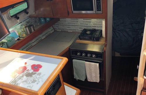 George Town Boat Rental | Motor yacht + Dinghy to explore