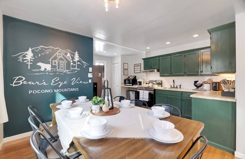 Albrightsville Cabin | Mountain Retreat + Hot Tub + Fire Pit + Game Room + Theater Room