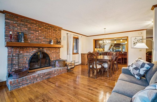 Killington Ski Chalet | Mountain View Chalet Fabulous views from the hot tub with large entertaining area just off Killington Road