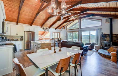Jackson Cabin | Mountain View Modern Chalet w/Fire Pit & AC
