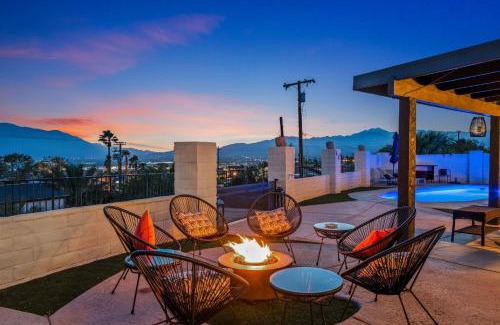 Desert Hot Springs House | Mountain View Oasis - Private Pool, Game Room & Fire Pit Overlooking Coachella Valley
