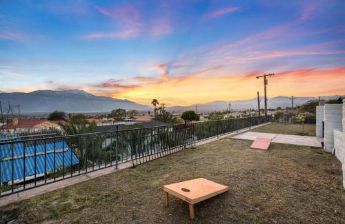 Desert Hot Springs House | Mountain View Oasis - Private Pool, Game Room & Fire Pit Overlooking Coachella Valley