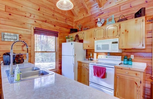 Blue Ridge Cabin | Mountain Views Fire Pit True Log Cabin Hibernation