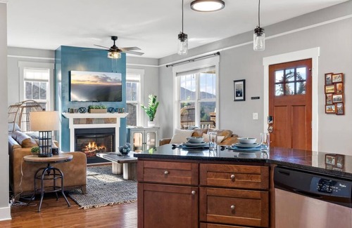 Asheville House | Mountain Views, Game Room, Hot Tub –Close to Downtown