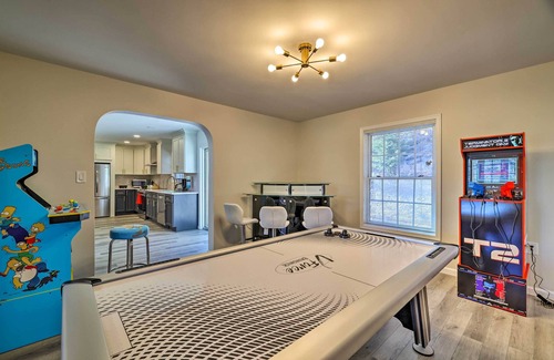 East Stroudsburg House | Movie Room, Hot Tub: Pocono Vacation Rental!
