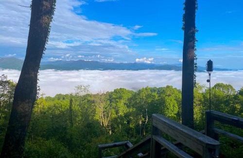 Waynesville House | Mtn Treehouse with Fire Pit, Breathtaking Views