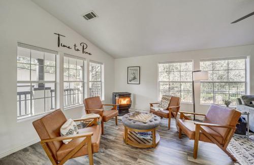 Pine House | Mtn Views and Playground Family-Friendly Pine Cabin