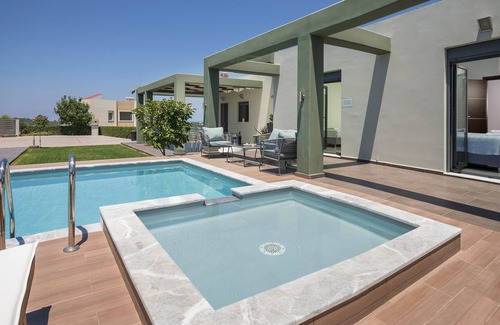 Potistiria Villa | Mythic Olive - Luminous Private Villa, Heated Pool