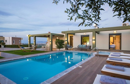 Potistiria Villa | Mythic Olive - Luminous Private Villa, Heated Pool