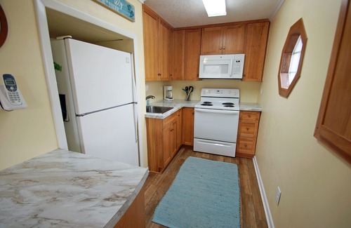 Nags Head Condo | N5615- Oceanfront Condo! 2 BRs, 1.5 baths, Oceanfront Gazebo and sun decks!