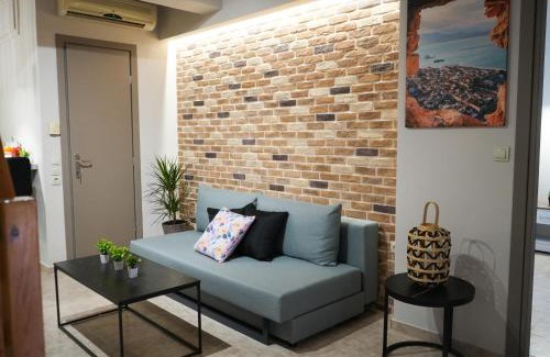 Nafplion City Centre Apartment | Nafplio Vacation Home, two levels of comfort with beautiful large private terrace and breathtaking views of the Palamidi Castle Fortress