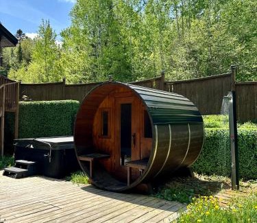 Sainte-Beatrix Ski Chalet | Naturo Sauna and Spa