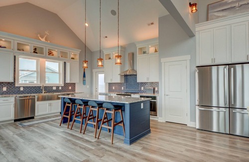 Sneads Ferry House | Nautical Pointe - OV 7 BR + Bunk Room - Pool/Hot Tub/Elevator/Theater/Boat Ramp