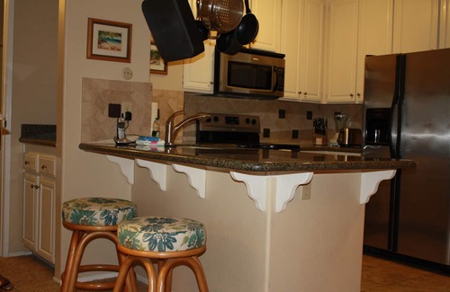 Townsite Condo | NCV D306 2BR 2BA 2-story Penthouse with breathtaking ocean, sand, & pier views.
