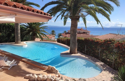 Maladroscia Villa | Nea Villa, for 11 people, swimming pool, panoramic terrace, 70 mt from the beach