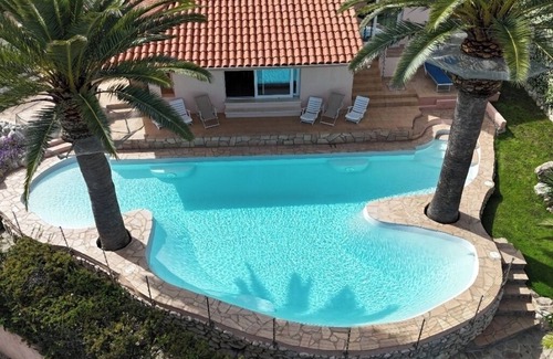 Maladroscia Villa | Nea Villa, for 11 people, swimming pool, panoramic terrace, 70 mt from the beach