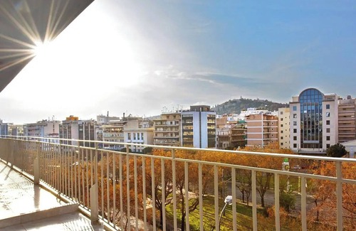 Kinosargous Apartment | Near Acropolis 10' walk Renovated Modern Apartment Classic Apt with Balcony View