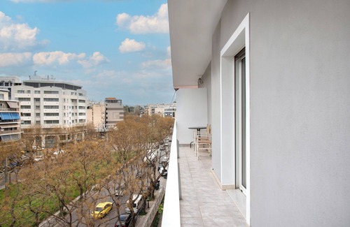Kinosargous Apartment | Near Acropolis 10' walk Renovated Modern Apartment Classic Apt with Balcony View