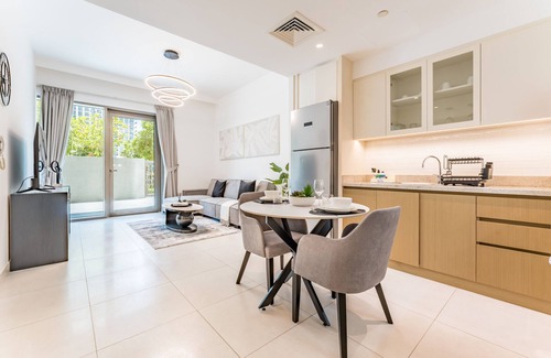 Dubai Apartment | Near Dubai Water Canal 1BR with Spacious Balcony, Creekside 18 A, Creek Harbour