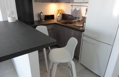 Port Grimaud Apartment | Near STTROPEZ APPT in PORT GRIMAUD renovated, air conditioning, 2 bedrooms, 3 rooms, south, canal view