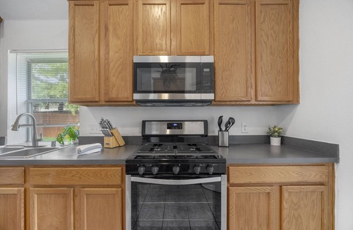 Garland House | Nearby lake & highway access | Huge backyard