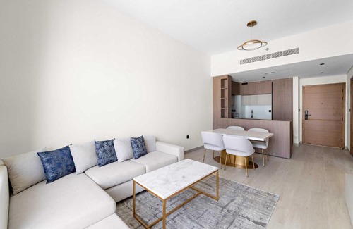 Al Barsha Apartment | New 1-Bedroom in Prime Gardens with pool and gym