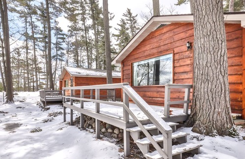St Germain Cabin | New! 2 Bedroom cottage at Black Bear Resort on Little Saint Germain Lake!