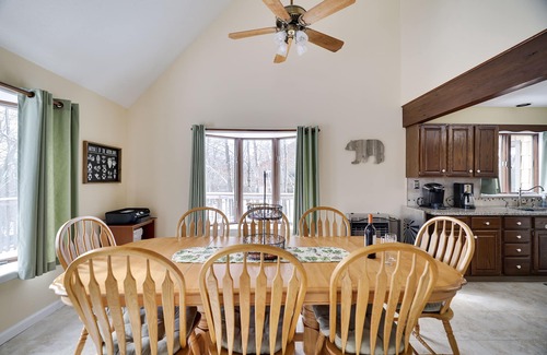 Albrightsville Cabin | New! 2 Pools! A/C ! Spacious House with HOT TUB, Games, Dog ok!