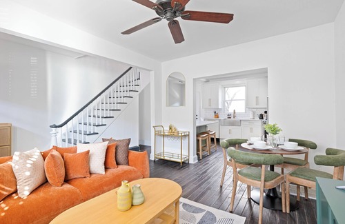 The Heights House | NEW! 3 Bed/1 Bath House with Private Patio Minutes from NYC!
