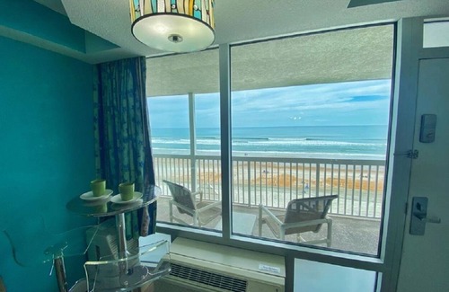 Ortona Park Apartment | NEW Amazing Ocean Front Studio in Daytona Beach!