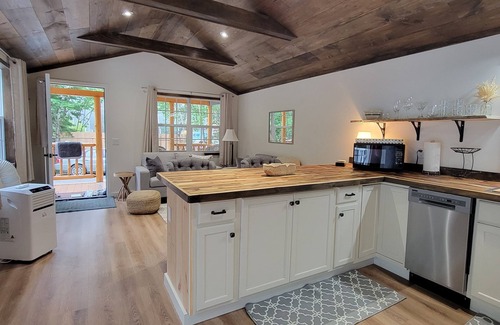 Seawall Cabin | New cabin on private road, 1/2 mile to Seawall Beach and 3 miles to town center.