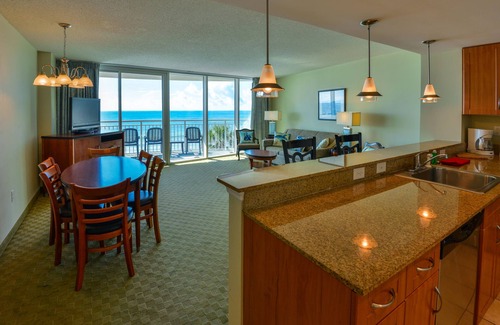 Downtown Myrtle Beach Condo | 🌟New Floor, Fresh Paint/Modern Decor. Stunning Direct Ocean View 2BD/2BA Condo