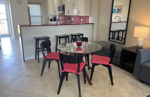 Marco Island Condo | New Listing! Across South Beach. Steps to Restaurants, Shopping, & more!