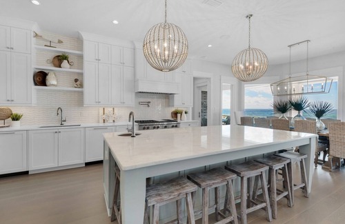 Pensacola Beach House | NEW LUXURY GULFFRONT Designer's home, POOL, Sleeps 24, Boardwalk, AMAZING views!
