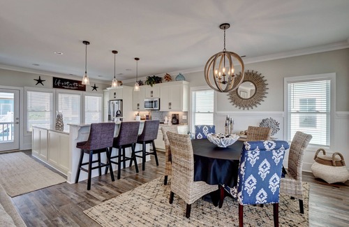 Holden Beach House | New Oceanfront Home with Private Pool, Elevator, WiFi & AC - Steps to Beach