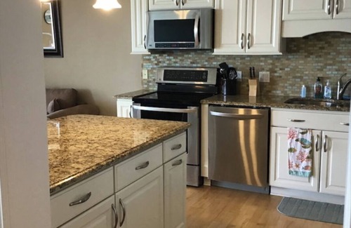 Geneva-on-the-Lake Condo | New Owners-Lakefront Condo Lake Erie Vista 107-3 BR/2BA Private beach/balcony