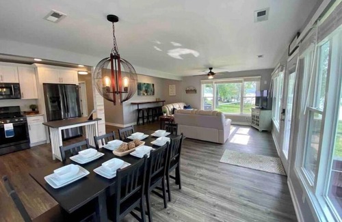 Edgerton House | NEW! Rock River Escape ~Waterfront home W/Pier