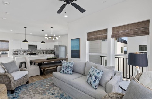 West Panama City Beach Villa | New~Steps from beach + OceanView + Plunge Pool