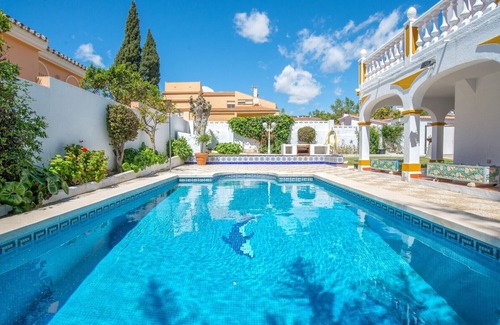 Benalmadena Costa Villa | NEW! Villa 5 min walk to the beach! heated pool+hot tub - near Puerto Marina
