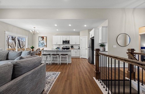 Blue Township House | Newly Built Ranch 4Bdr/3bath Style Home | Creek