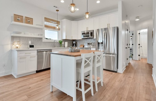 Kure Beach House | Newly Listed! Bohemian 4BR with Ocean Views in Kure Beach