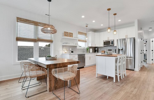 Kure Beach House | Newly Listed! Bohemian 4BR with Ocean Views in Kure Beach