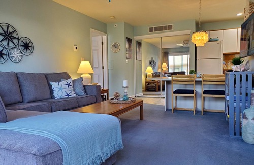 North Ocean City Condo | Newly Refreshed 2 bed, 2 bath condo. Private outdoor space, 7 min walk to beach