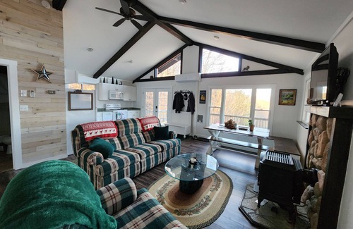 Bartlett Apartment | Newly Renovated Charming 2-bedroom Hillside Chalet Apartment