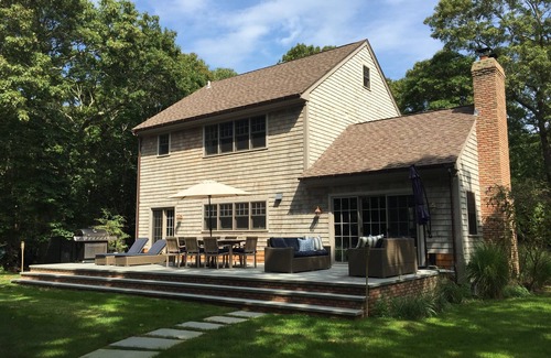 Tuckahoe House | Newly Renovated, Professionally Decorated Hamptons Home bordered by a reserve