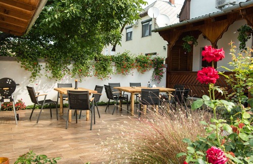 Balatonkeresztur Apartment | Nice apartment for 10 guests with A/C, WIFI, private pool, TV, balcony and parking