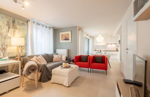 Bredene Apartment | Nice apartment for 4 people with WIFI, TV and balcony