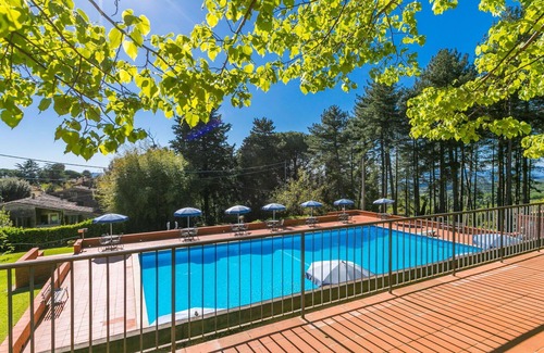 San Vivaldo Villa | Nice apartment in villa for 4 people with pool, WIFI, TV, terrace, pets allowed and panoramic view